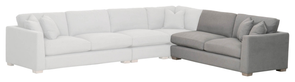 Hayden Modular Taper Sectional   Transitional   Loveseats   by Essentials for Living  Houzz