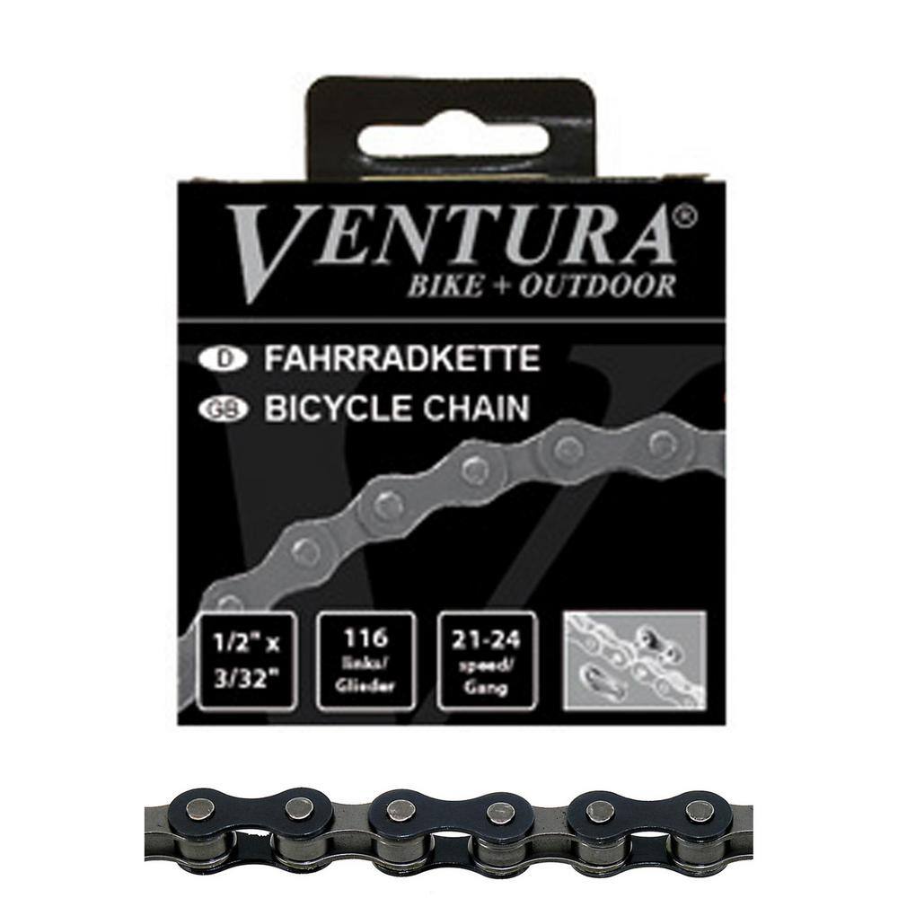 Ventura KMC 112-Link Bicycle Chain for Single Speeds 301125