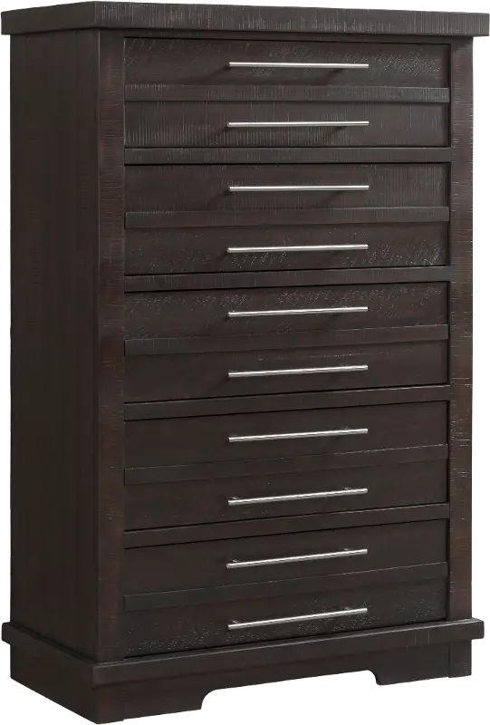 Waterfront Espresso Brown Chest of Drawers