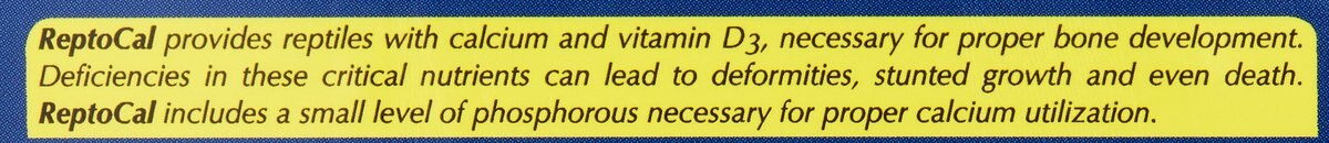 Tetrafauna ReptoCal Calcium Powder Reptile Supplement