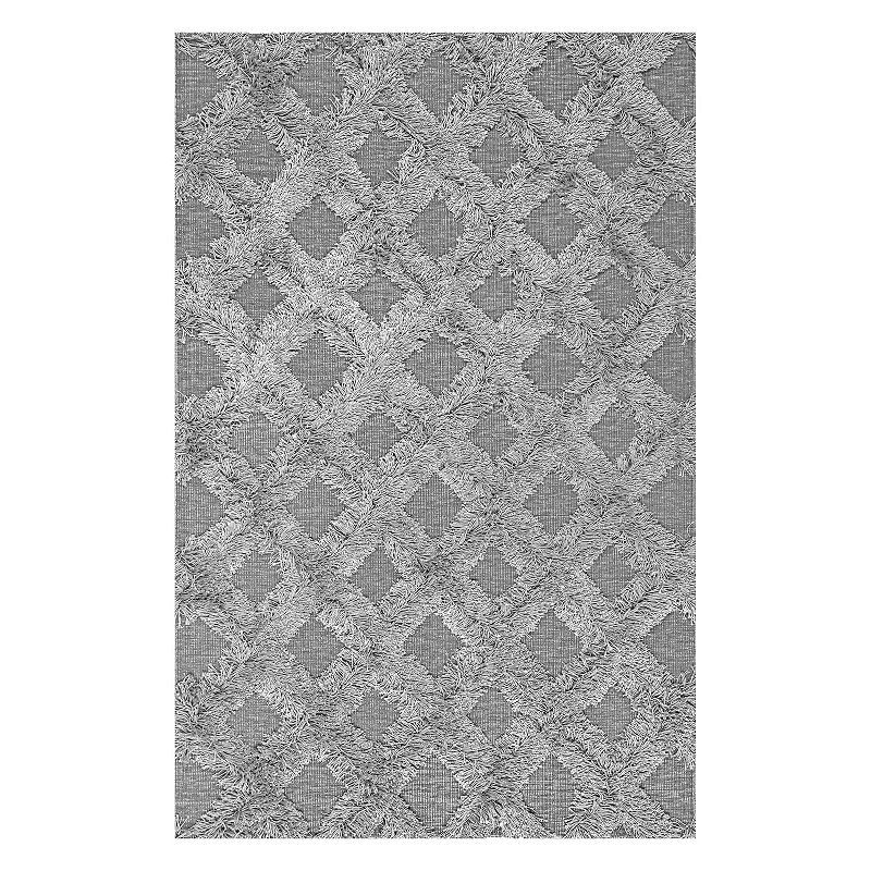 nuLOOM Francene Diamond Trellis Shaggy Rug