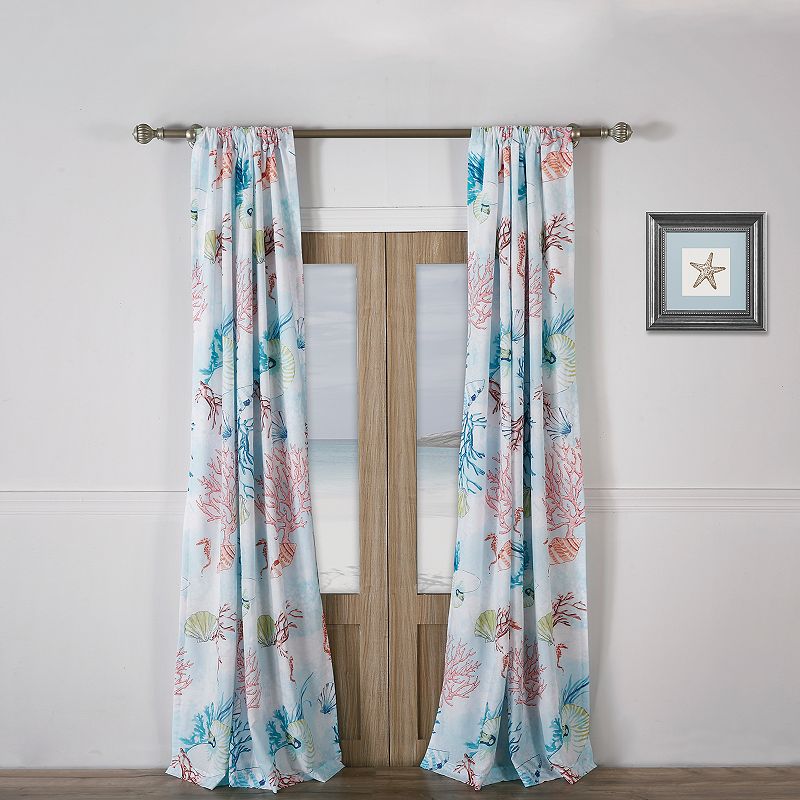 Barefoot Bungalow Sarasota Window Curtain Set