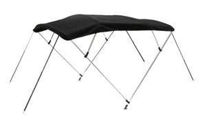 BLACK VORTEX BRAND 4 BOW BIMINI TOP 10' LONG， 91-96