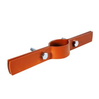 The Plumber's Choice 12 in. Riser Clamp in Copper Epoxy Coated Steel 12CLRSEC