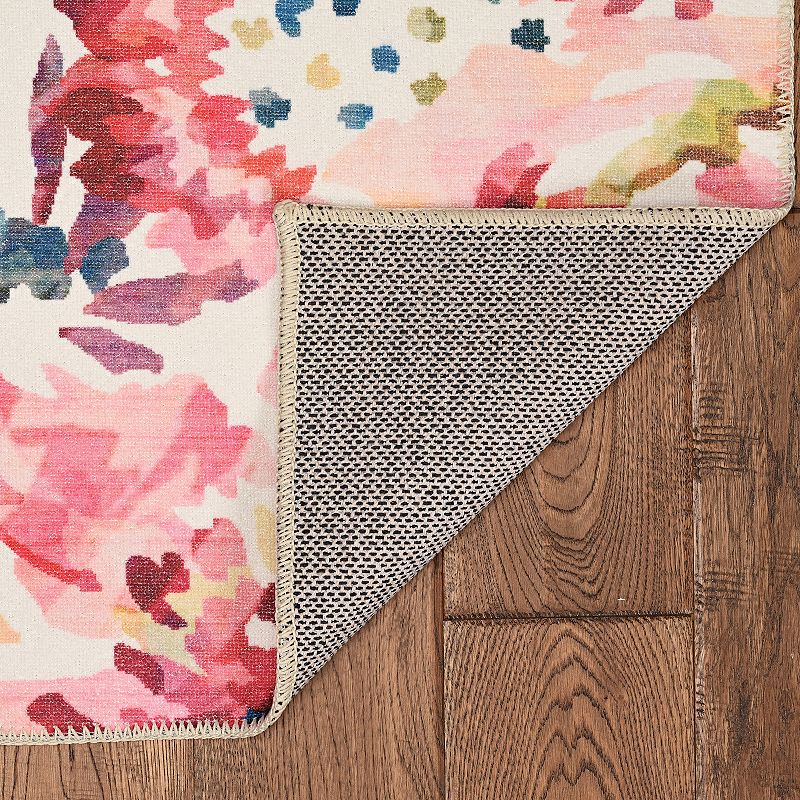 Linon Washable Julian Area Rug