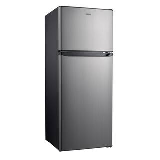 Galanz 10.0 cu. ft. Top Freezer Refrigerator with Dual Door Frost Free in Stainless Steel Look GLR10TS5F