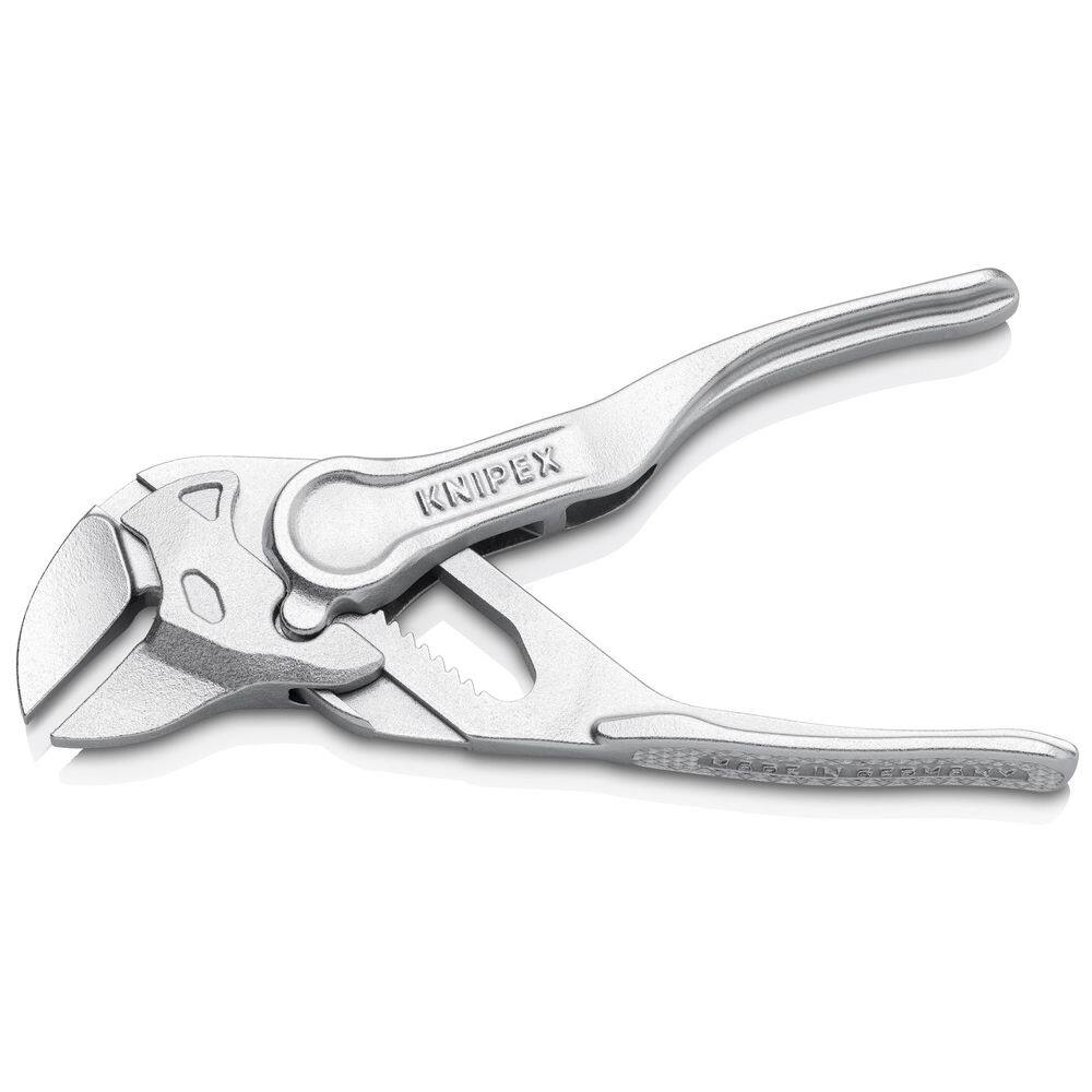 KNIPEX Pliers Wrench XS 4 Bare Handles Embossed Bulk 86 04 100