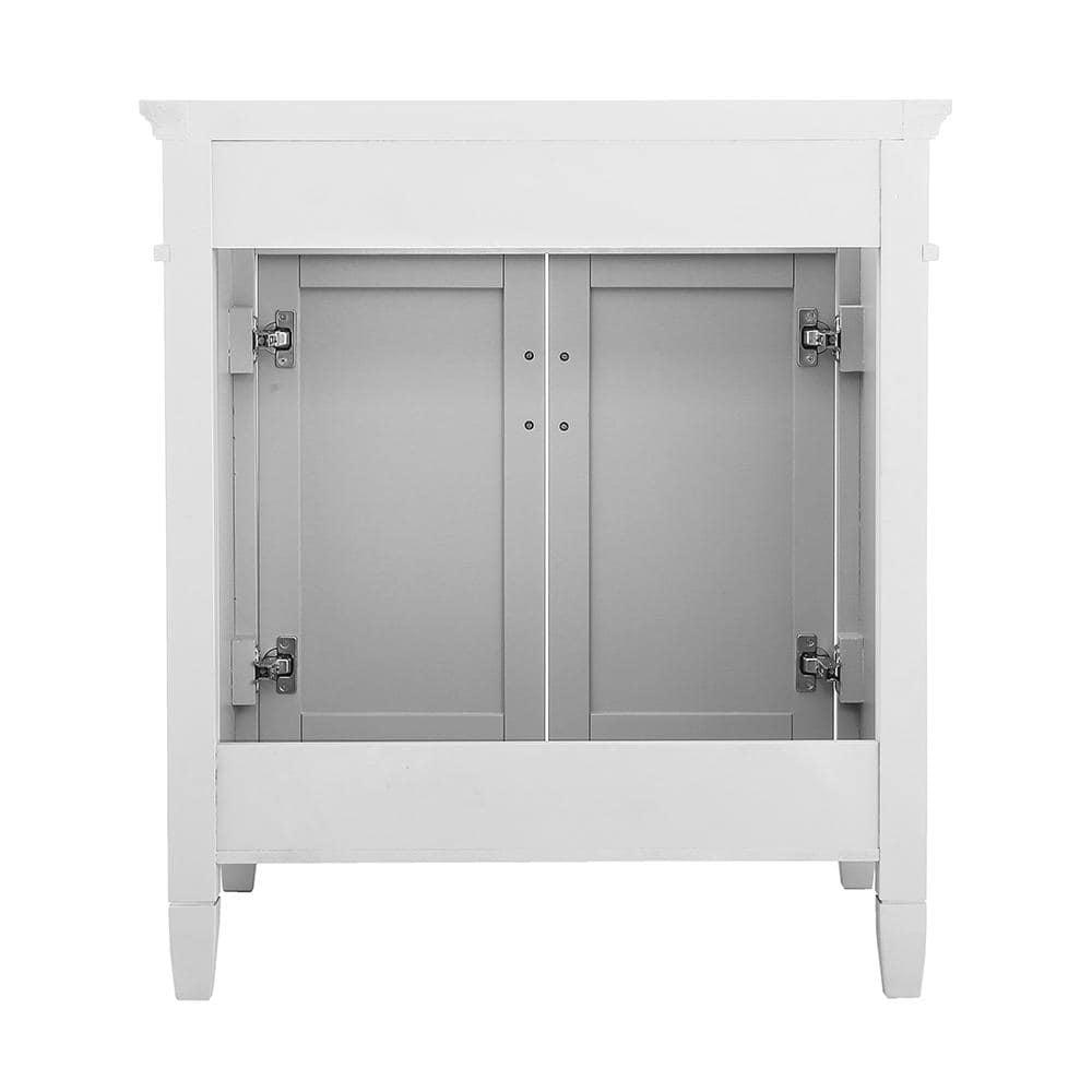 Home Decorators Collection Ashburn 30 in W x 2163 in D Vanity Cabinet in White