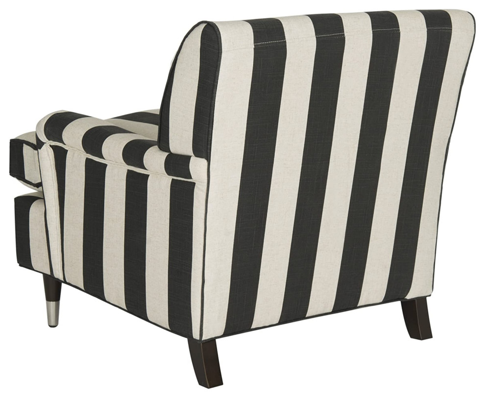 Modern Black/White Club Chair   Transitional   Armchairs And Accent Chairs   by Imtinanz  LLC  Houzz