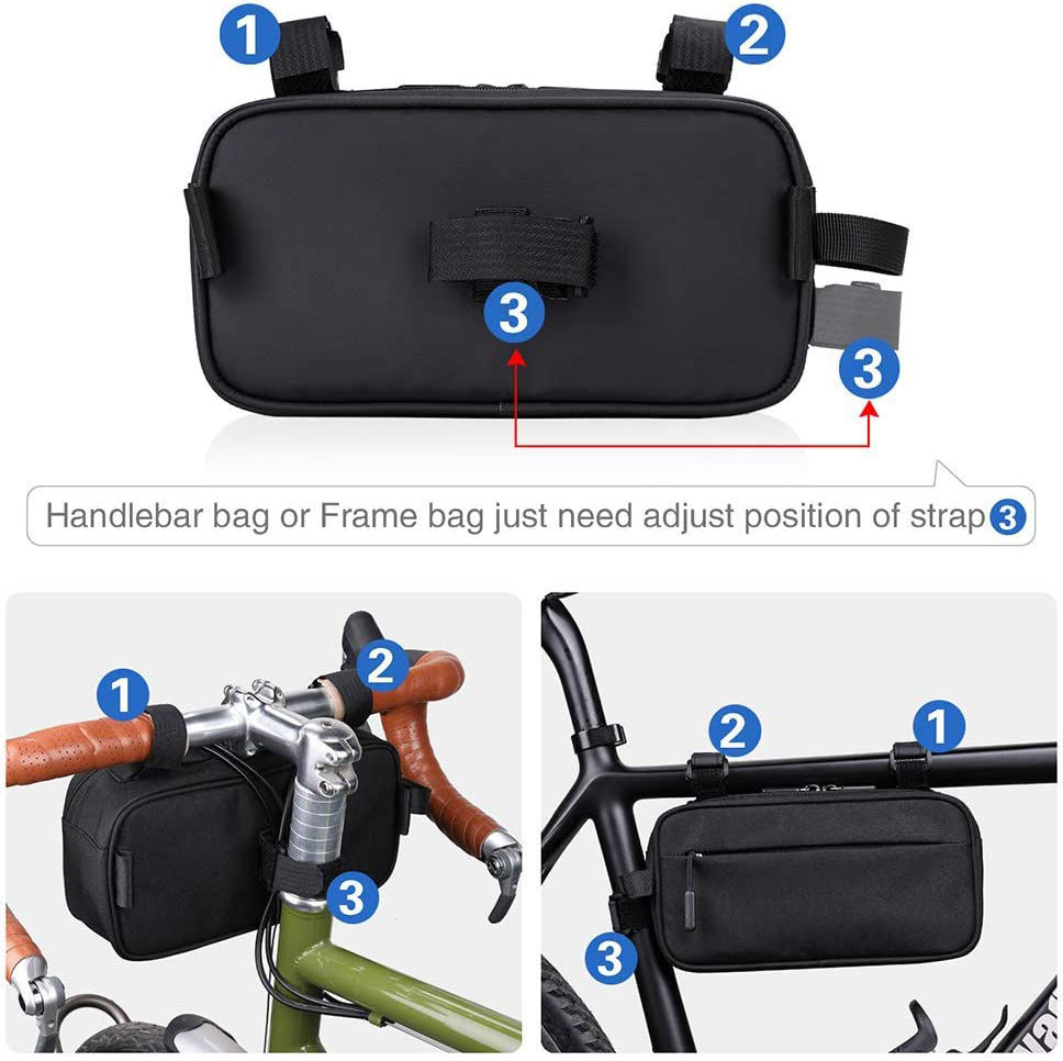 Hot Sale Bicycle Bag Large Capacity Waterproof Cycling Tube Bag Handlebar Basket Bike