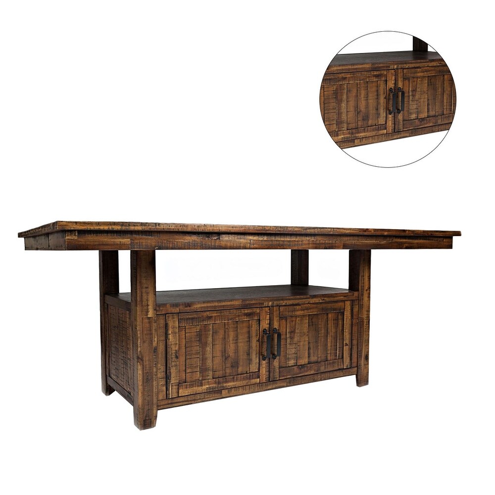 Wooden Dining Table in Distressed Dark Oak   Distressed Dark Oak