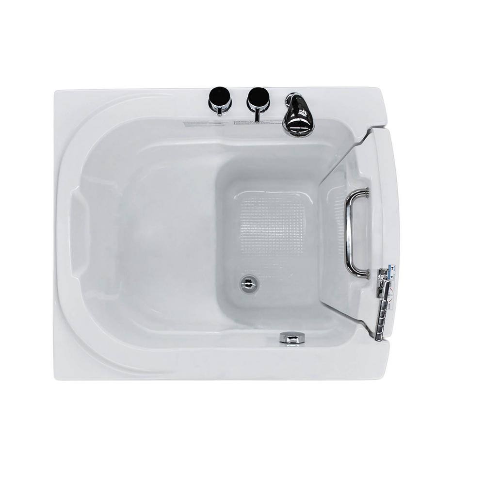 Universal Tubs HD Series 38 in. Right Swinging Door Walk-In Soaking Bath Tub with Right Swinging Door in White HD3238RWS