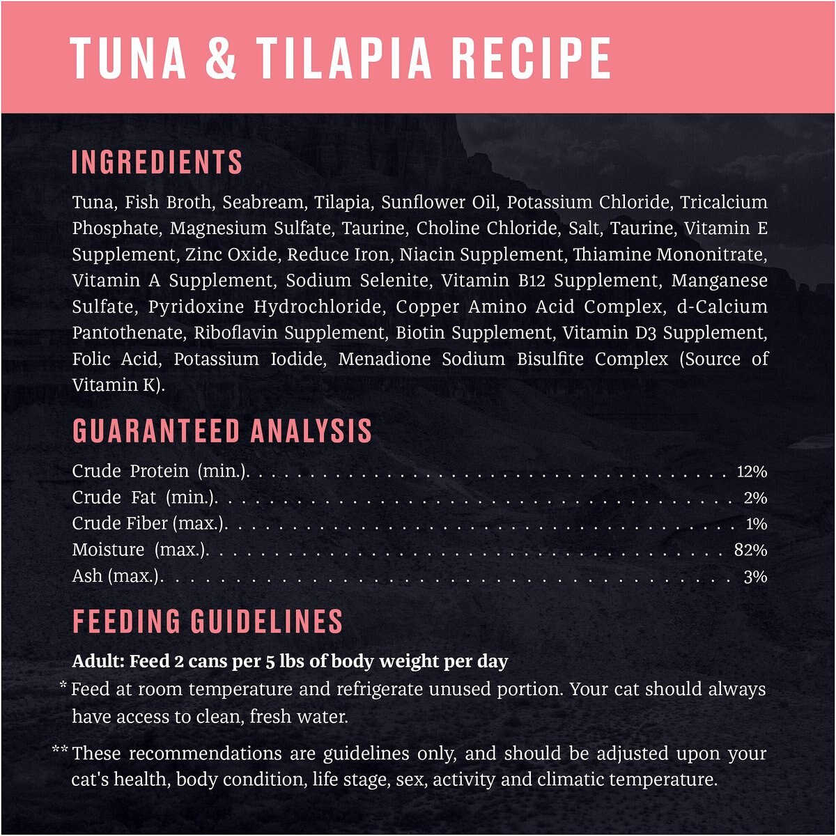 American Journey Landmark Tuna and Tilapia Recipe in Broth Grain-Free Canned Cat Food， 3-oz， case of 12