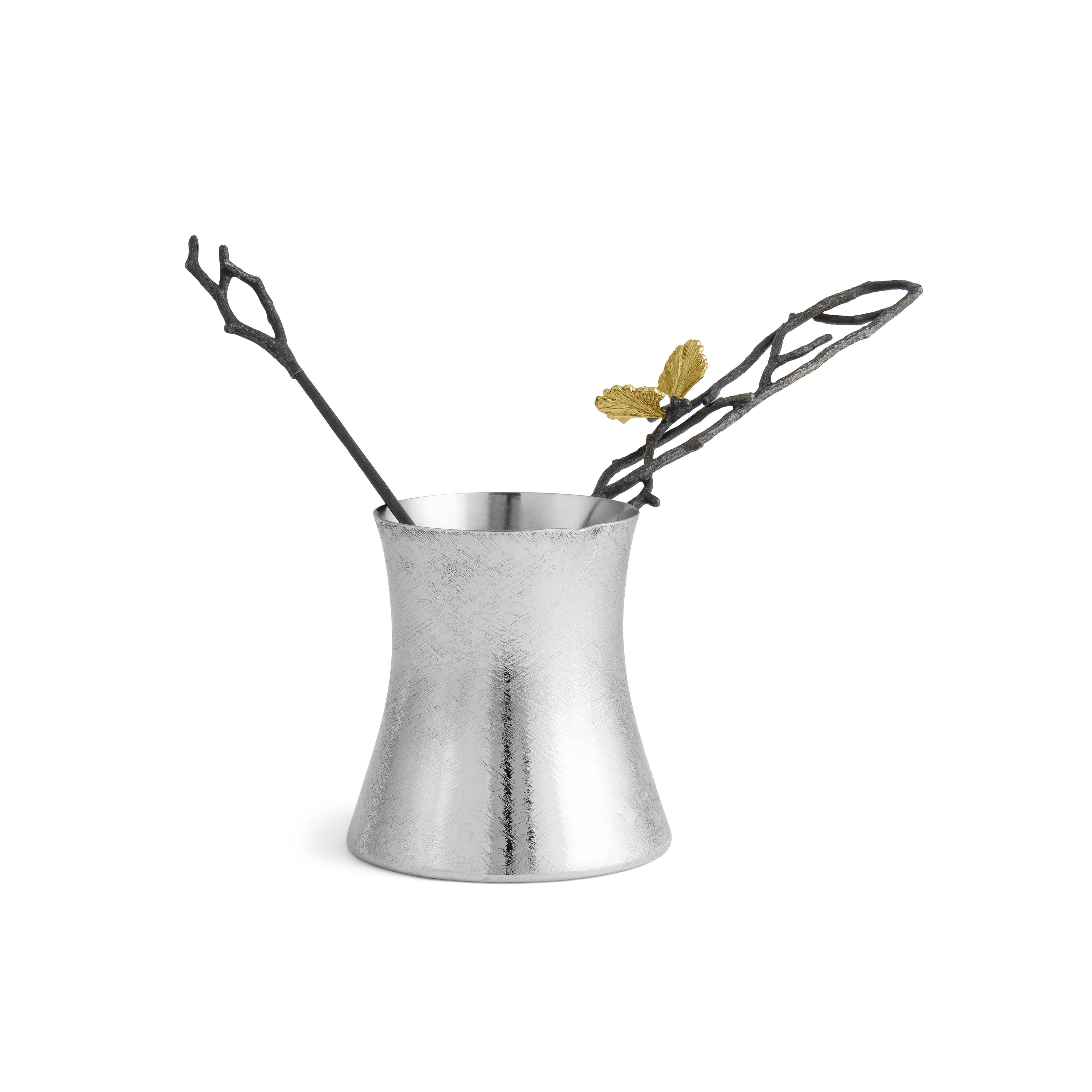 Butterfly Ginkgo Coffee Pot with Spoon