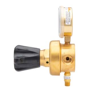 Harris High-Flow Single Gauge Inline Manifold Nitrogen Helium Argon Hydrogen Oxygen Regulator 0-125 PSIG 12 in. FNPT 4000802