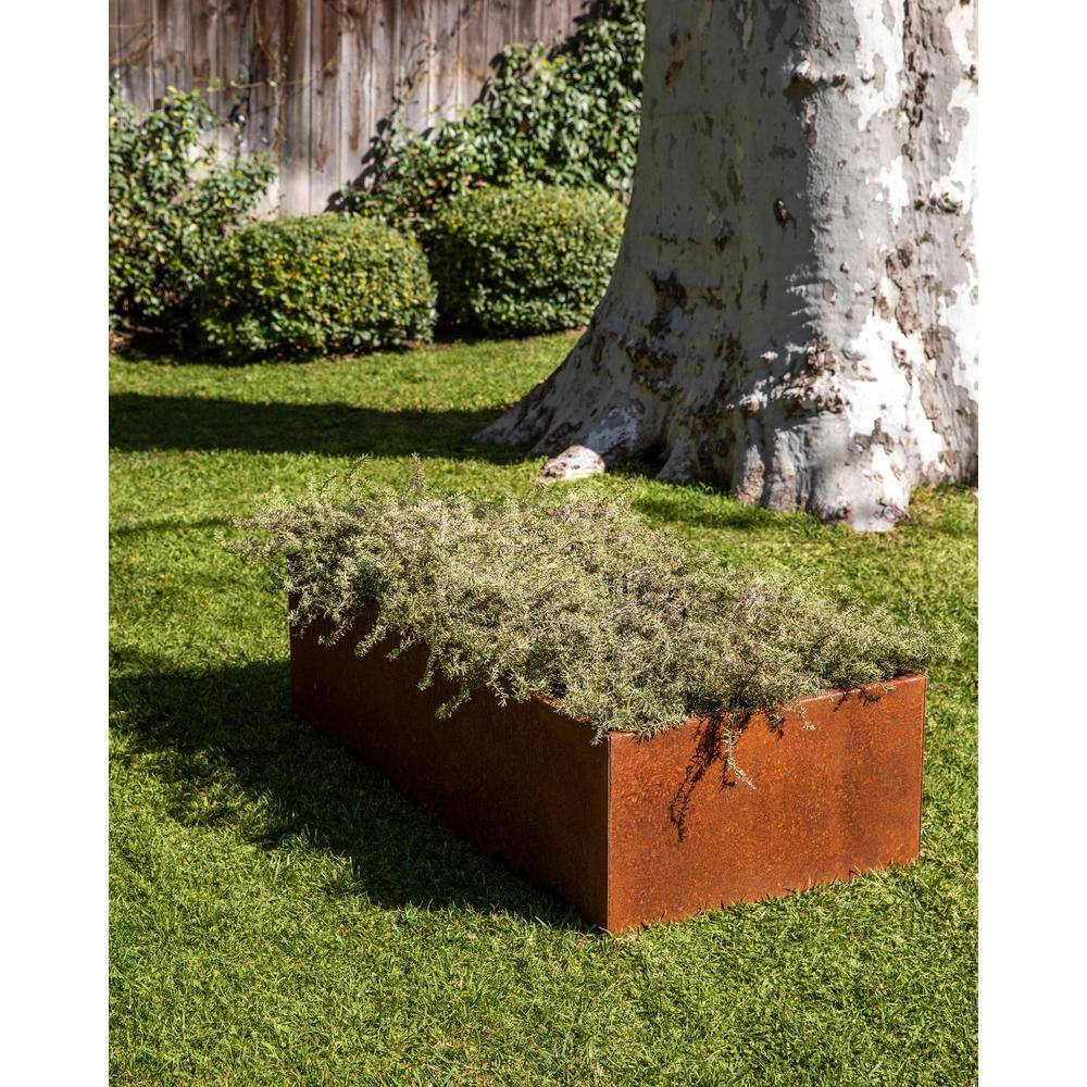 Veradek 2 ft. x 4 ft. Metal Corten Steel Garden Bed GBVRECS