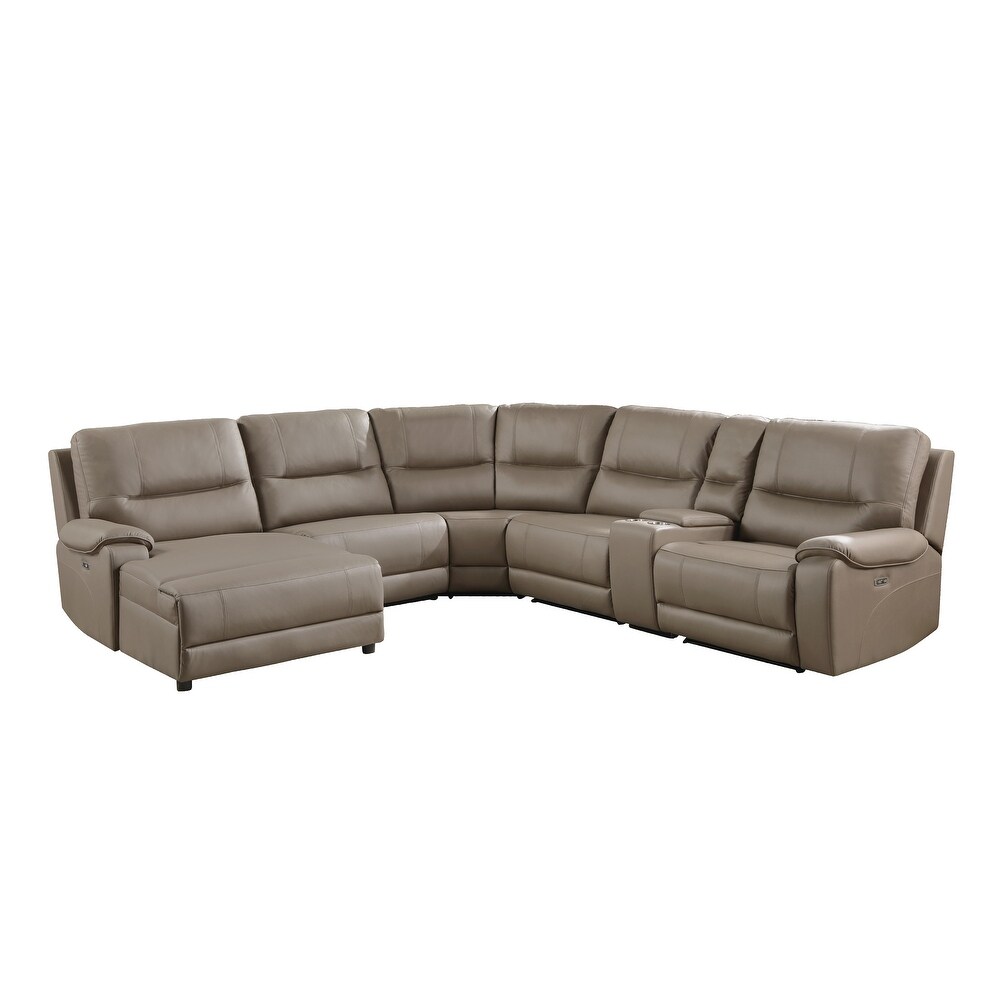 Quill 6 Piece Power Modular Reclining Sectional Sofa