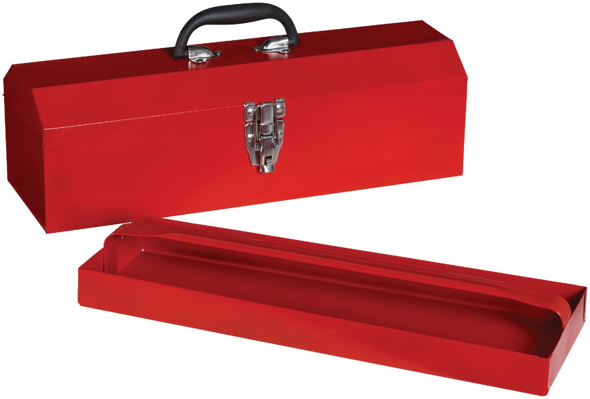 19 In. Hip Roof Toolbox Red