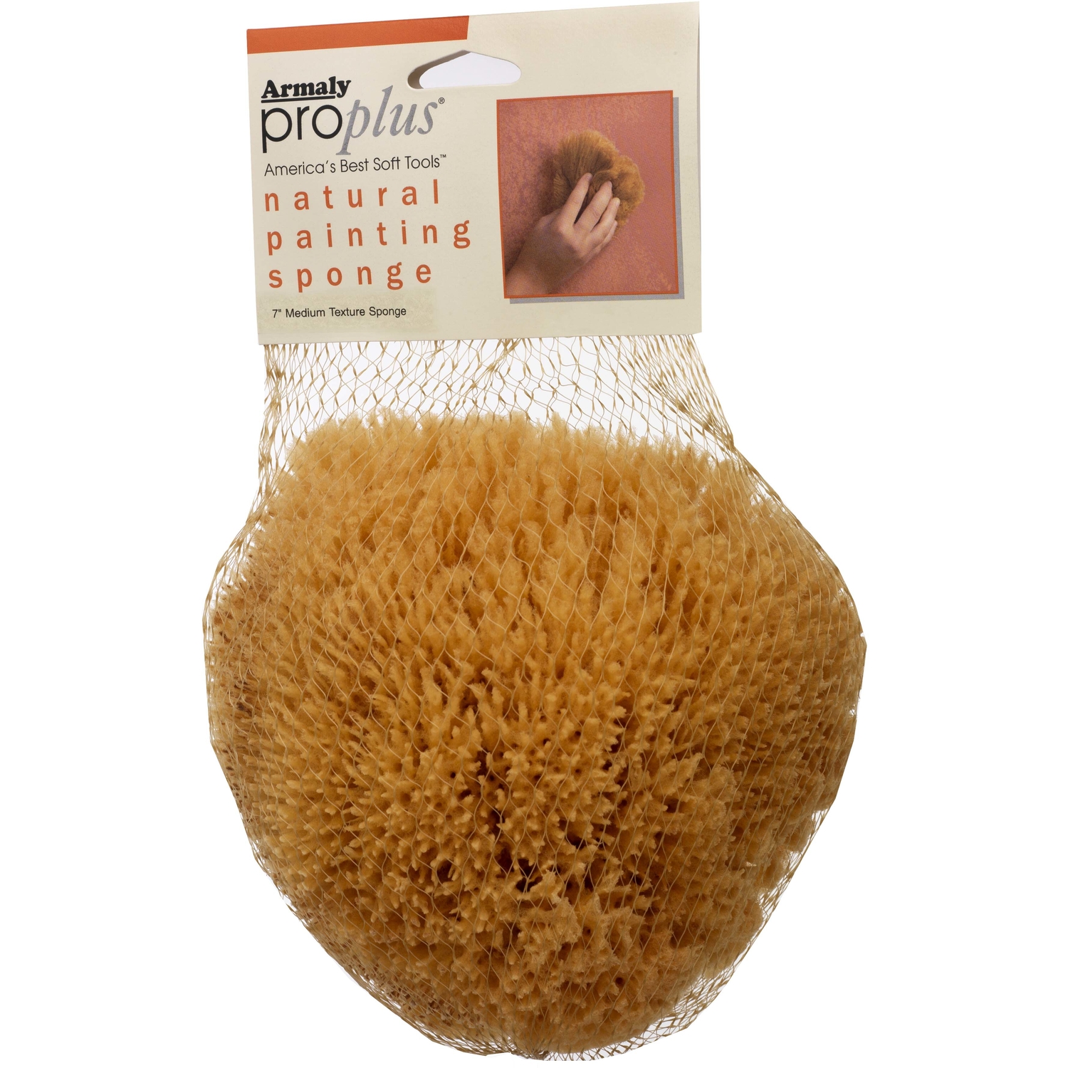 Armaly ProPlus 7 in. W Brown Natural Sponge Painting Sponge