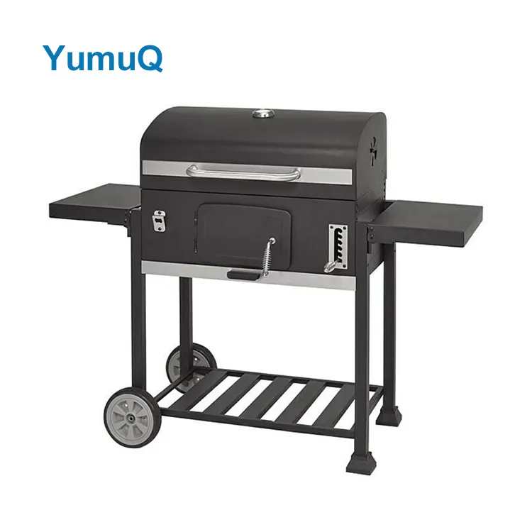 YumuQ 109cm Stainless Steel High Quality BBQ Charcoal Grillplancha Outdoor For Camping Picnic Hiking