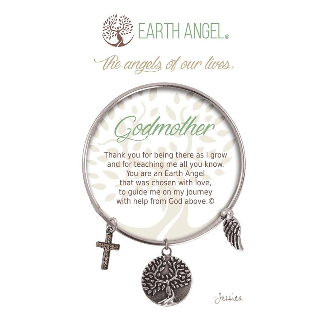 Earth Angel  Godmother Bracelet in Silver