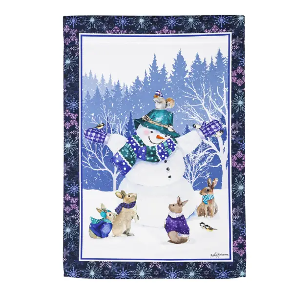 Evergreen Enterprises Flurry Friends Garden Flag