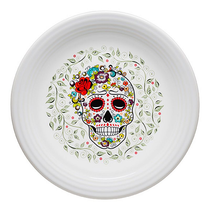 Fiesta Skull And Vine Sugar Charger/Server Plate