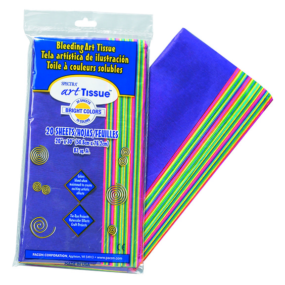 Pacon PAC58576 Spectra Tissue Assorted Brite Color