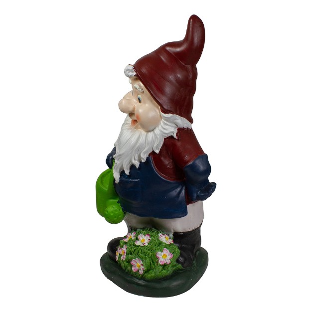 Gardener Gnome With Watering Can Outdoor Garden Statue