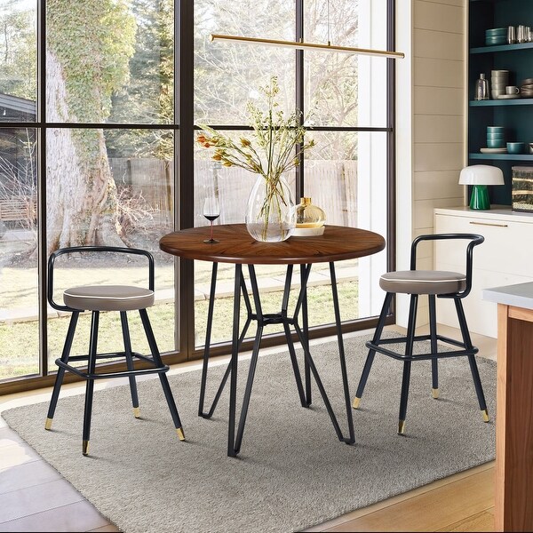 Homylin Bar and Counter Stool (Set of 2)