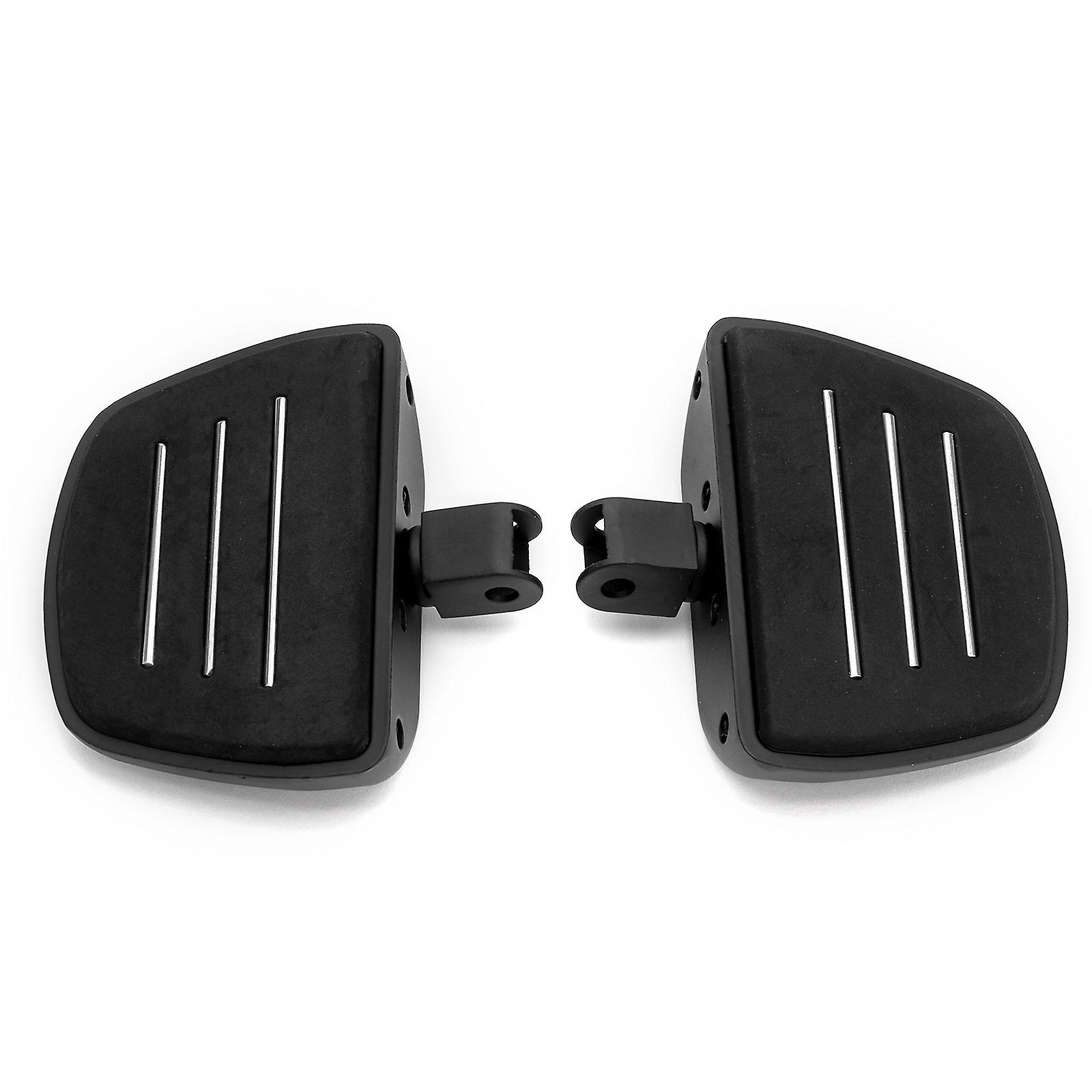 Black Mini Board Floorboards Footpegs Compatible with Honda Shadow Phantom 750 2000-2019 (Front Only)