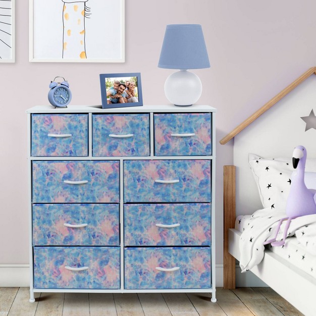 Sorbus Drawer Dresser For Bedroom Home Blue