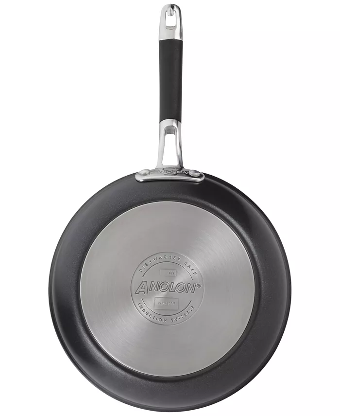 Anolon SmartStack 8.5 and 10 Hard-Anodized Nesting Skillet Set