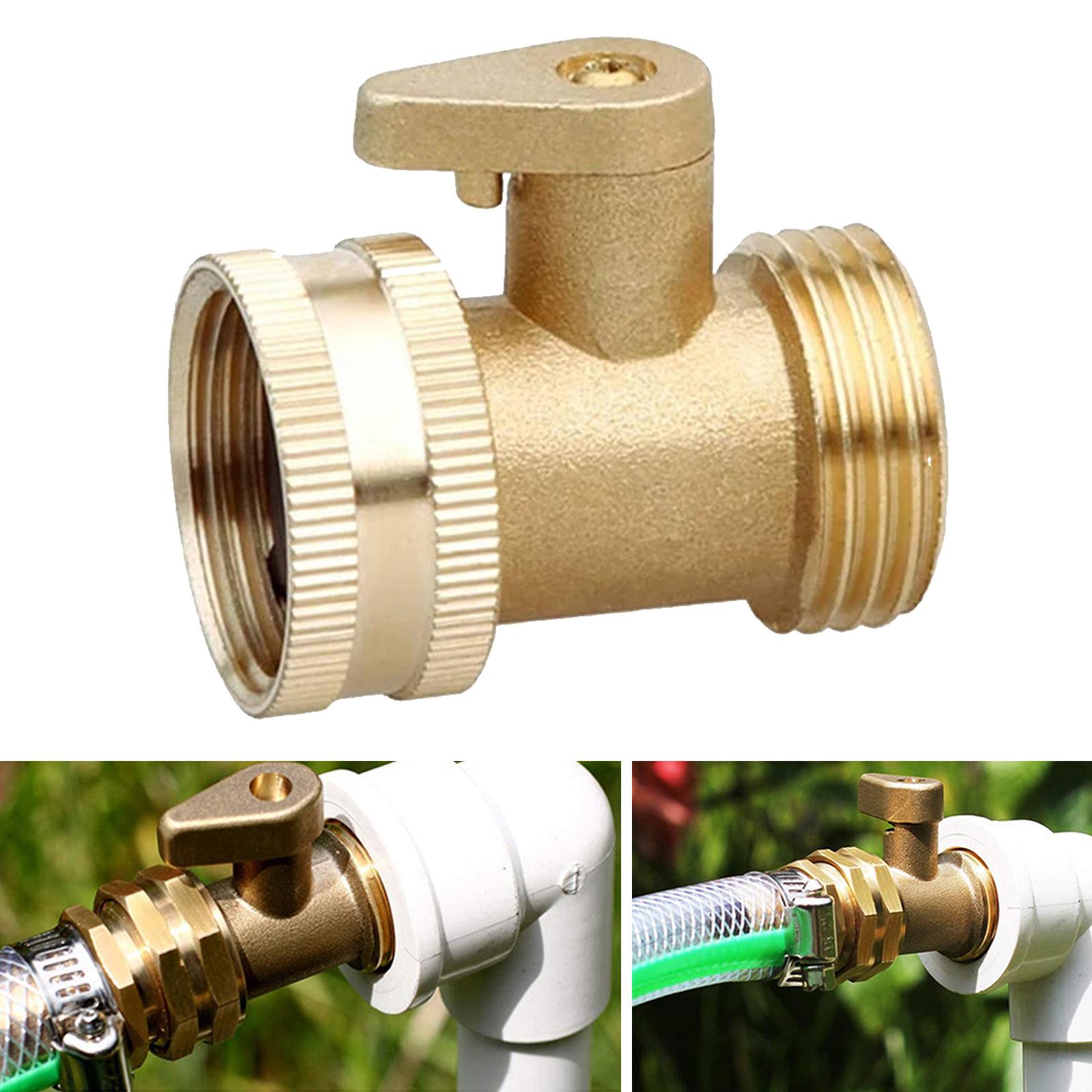 Heavy Duty Garden Hose Adapter Water Connectors Connection Tube Fittings Valve