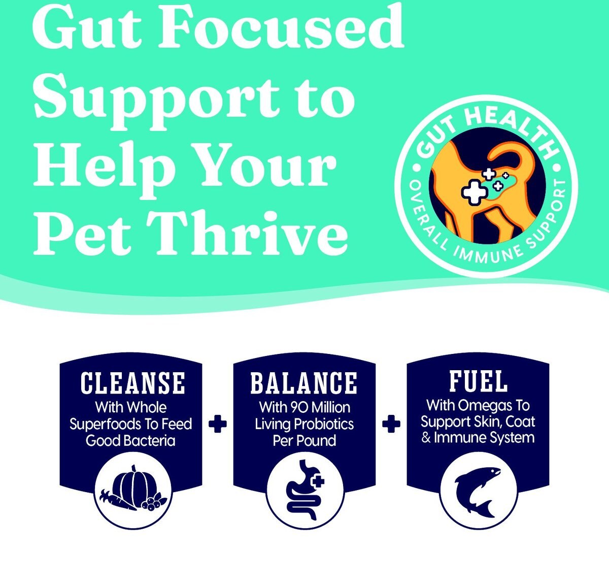 Solid Gold NutrientBoost Mighty Mini Gut Health Small and Toy Breed Grain-Free Chicken， Chickpea and Pumpkin Dry Dog Food