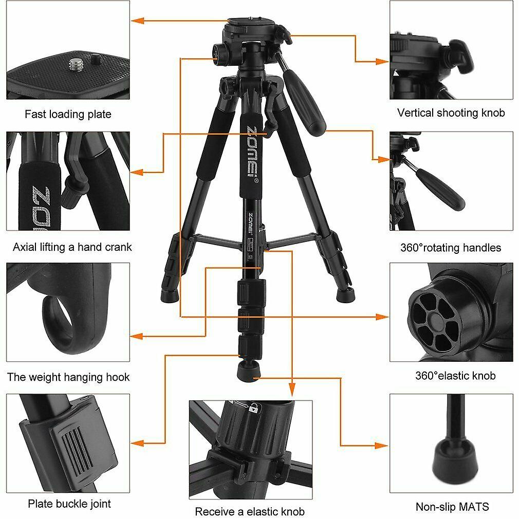 Zomei Q111 Professional Aluminum Tripod Panhead For Canon Nikon Dslr Camera