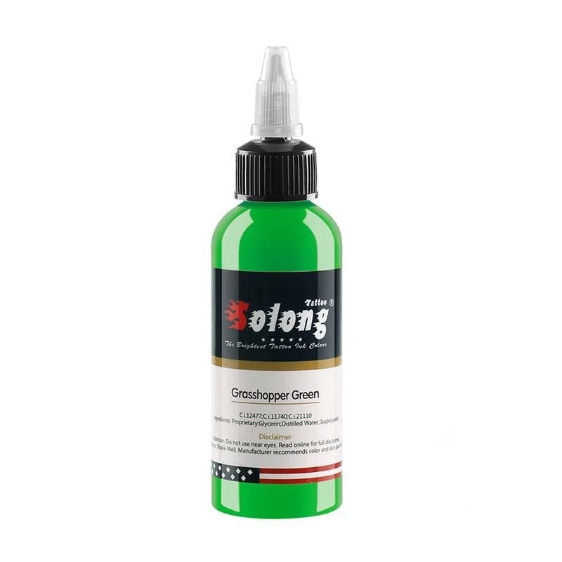 30ml Color Tattoo Ink Paint Grasshopper Green