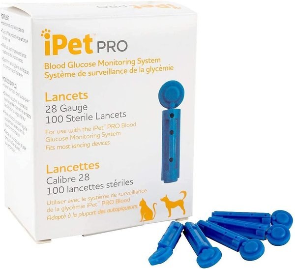 iPet PRO Ulti-Thin Sterile Lancets for Dogs and Cats， 28-Gauge