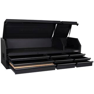 Husky 72 in. W x 23 in. D Heavy Duty 9-Drawer Top Tool Chest in Matte Black H72CH9HD