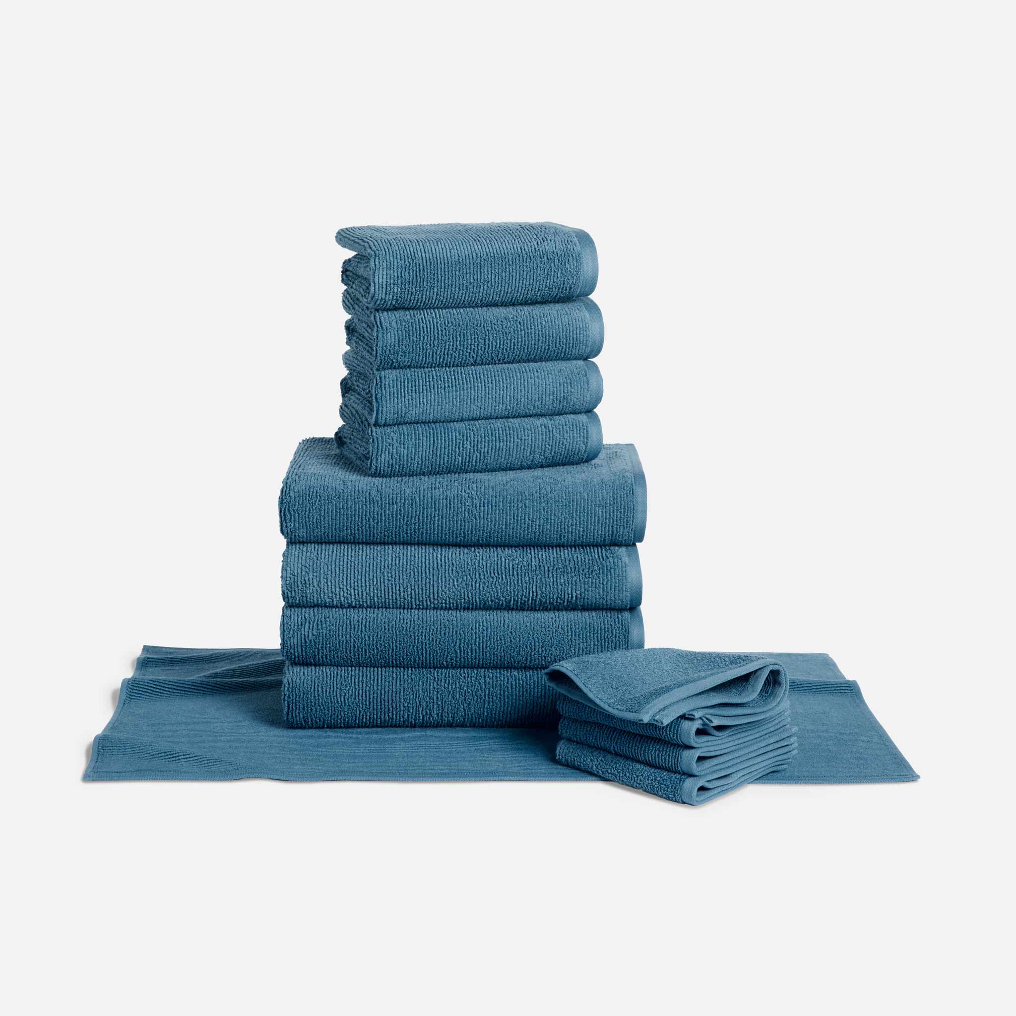 Organic Ribbed Towel Move-In Bundle