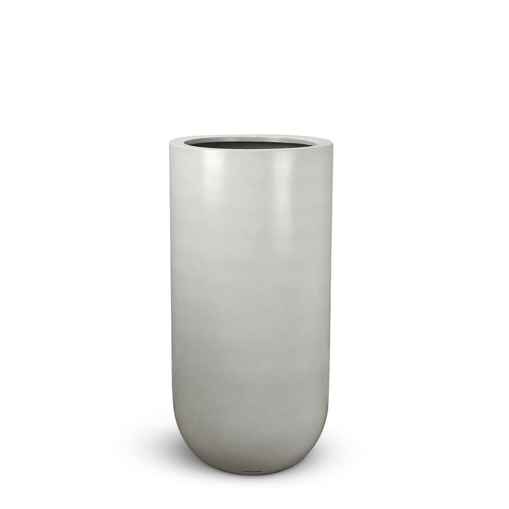 Round Bottom Planter in White Matte Finish 36\