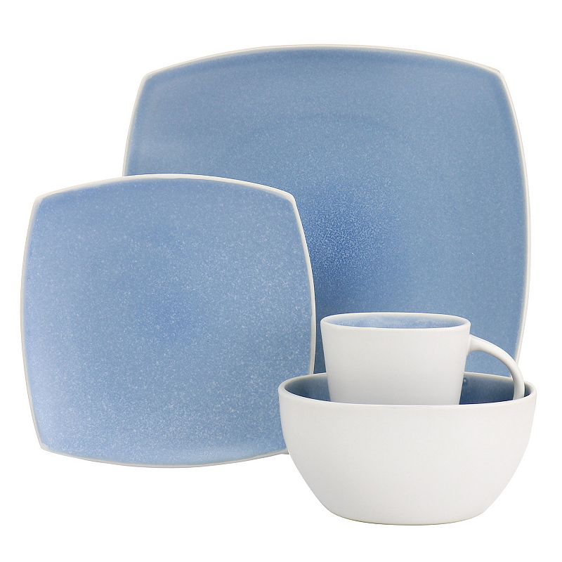 Gibson Elite 16 Piece Soho Lounge Reactive Glaze Stoneware Dinnerware Set