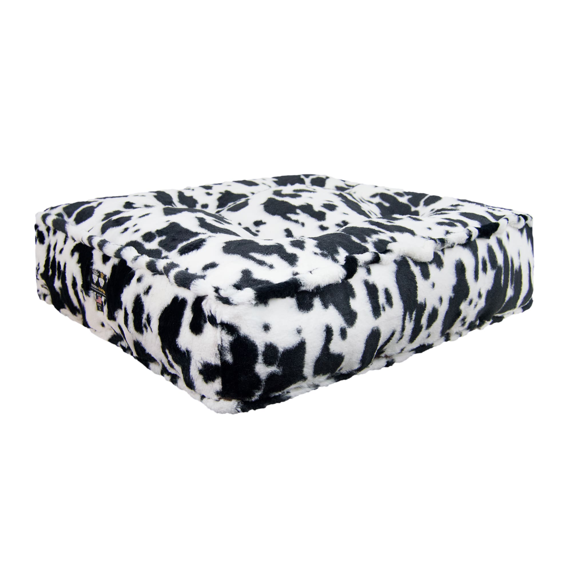 BESSIE AND BARNIE Spot Pony Luxury Extra Plush Faux Fur Rectangle Dog Bed， 28