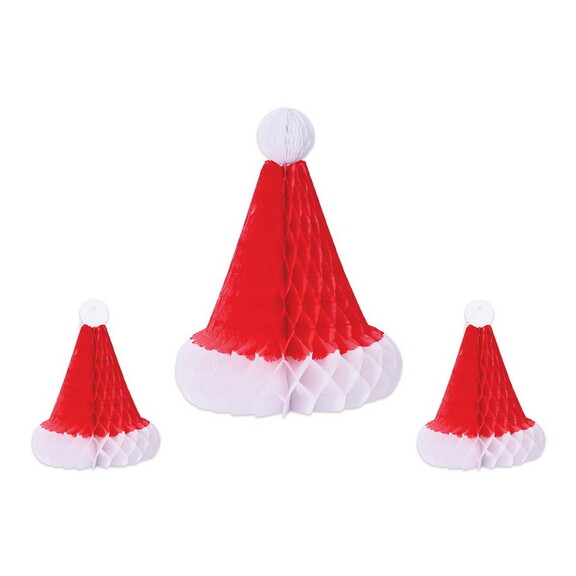 Beistle 20263 Tissue Santa Hats  2 5  188   1 11...