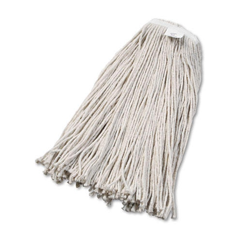 Boardwalk Cut-End Wet Mop Head | Cotton， No. 32， White | BWK2032CEA