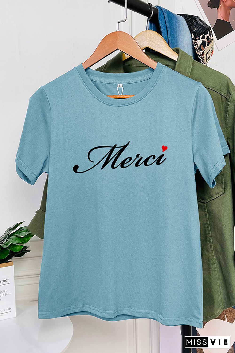 Merci Graphic Tee Wholesale