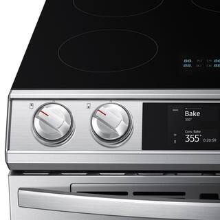  6.3 cu. ft. 4-Burner Slide-In Electric Induction Range with Air Fry in Fingerprint Resistant Stainless Steel NE63T8951SS