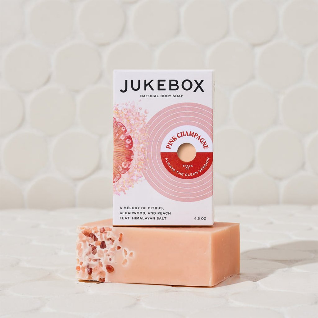 JUKEBOX  Bar Soap - Pink Champagne