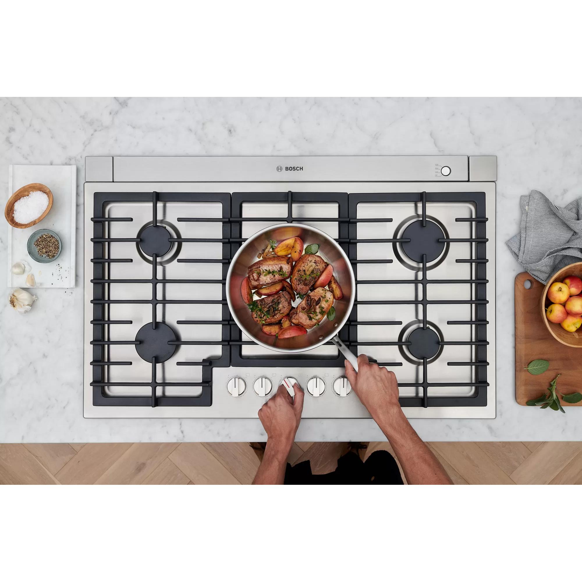 Bosch 36-inch 800 Series Gas Cooktop NGM8658UC