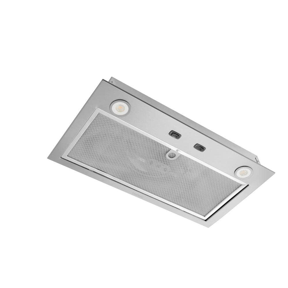 BroanNuTone 21 in 300 Max Blower CFM Powerpack Insert for Custom Range Hood with LED Light in Stainless Steel